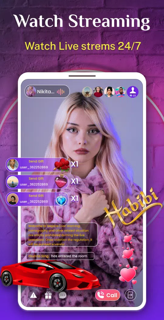 TitoLive - Live Video Chat App 스크린샷 4