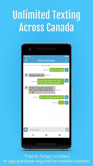 Fongo - Talk and Text Freely スクリーンショット 4