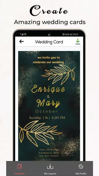 Invitation Card Maker & Ecards应用截图第3张