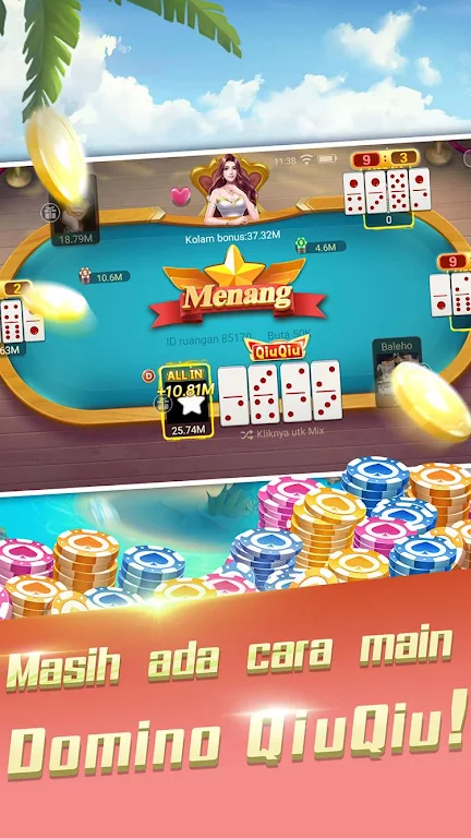Domino Gaple: QQ 99 dan Texas Lokal Indo Screenshot 3