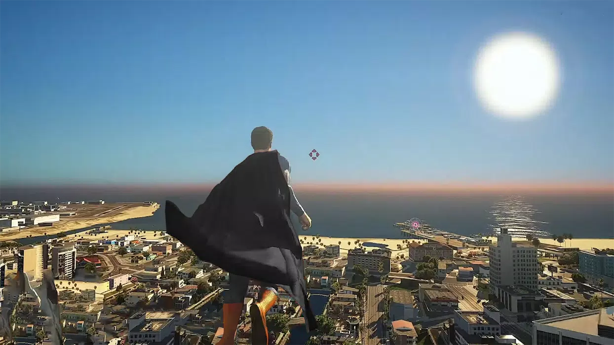 Superhero Fly 3D Rescue Screenshot 1