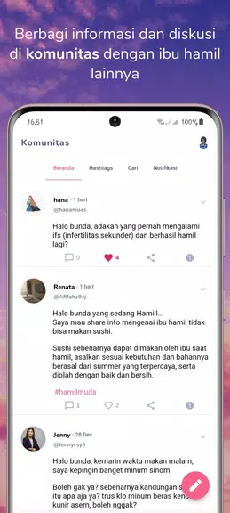 BukuBumil - Pregnancy Tracker Captura de tela 3