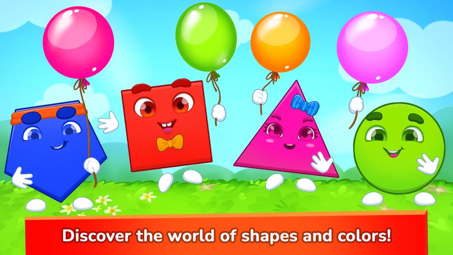 Learning shapes & colors games Capture d’écran 1