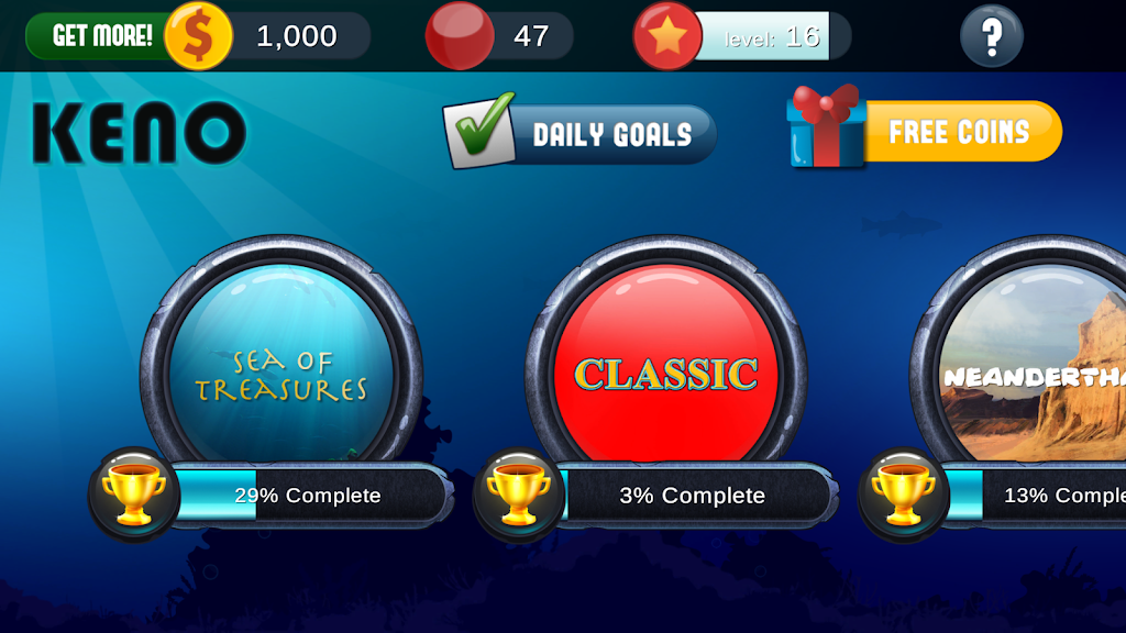 Keno Free Keno Game Screenshot 2