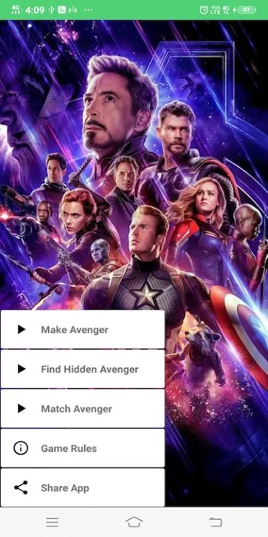 Avengers Cards Flip Game應用截圖第1張