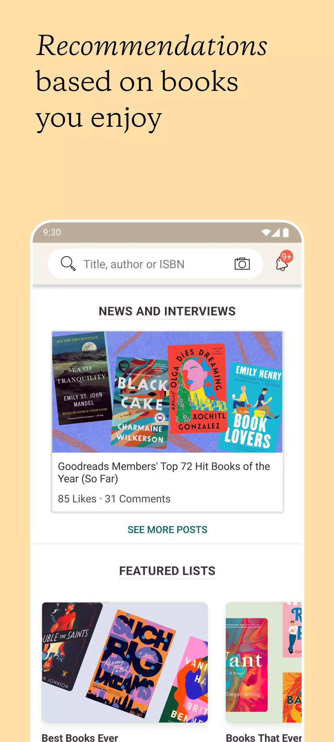 Goodreads Schermafbeelding 2