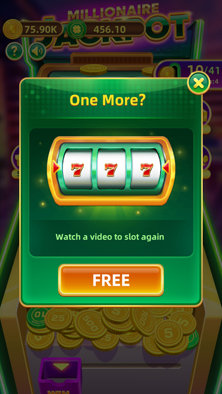 Jackpot Lucky Pusher ဖန်သားပြင်ဓာတ်ပုံ 3