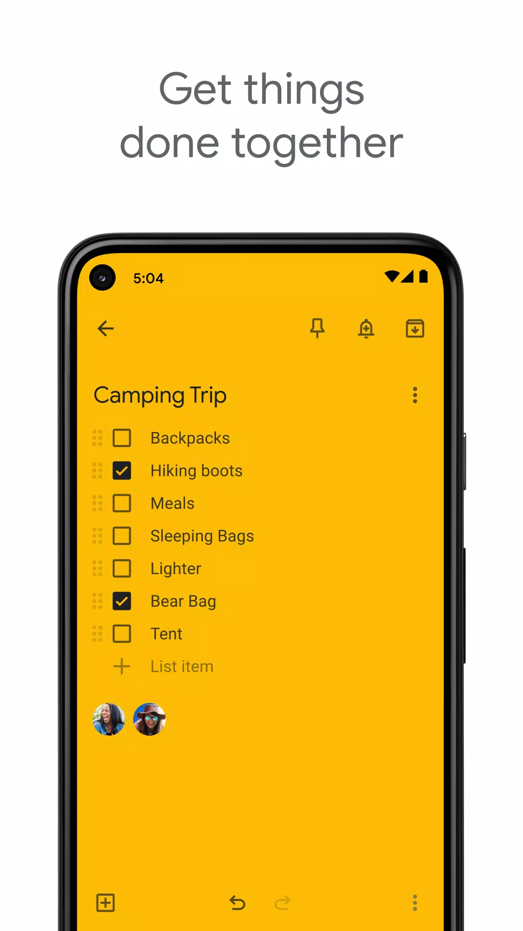 Google Keep - Notes and Lists ဖန်သားပြင်ဓာတ်ပုံ 2