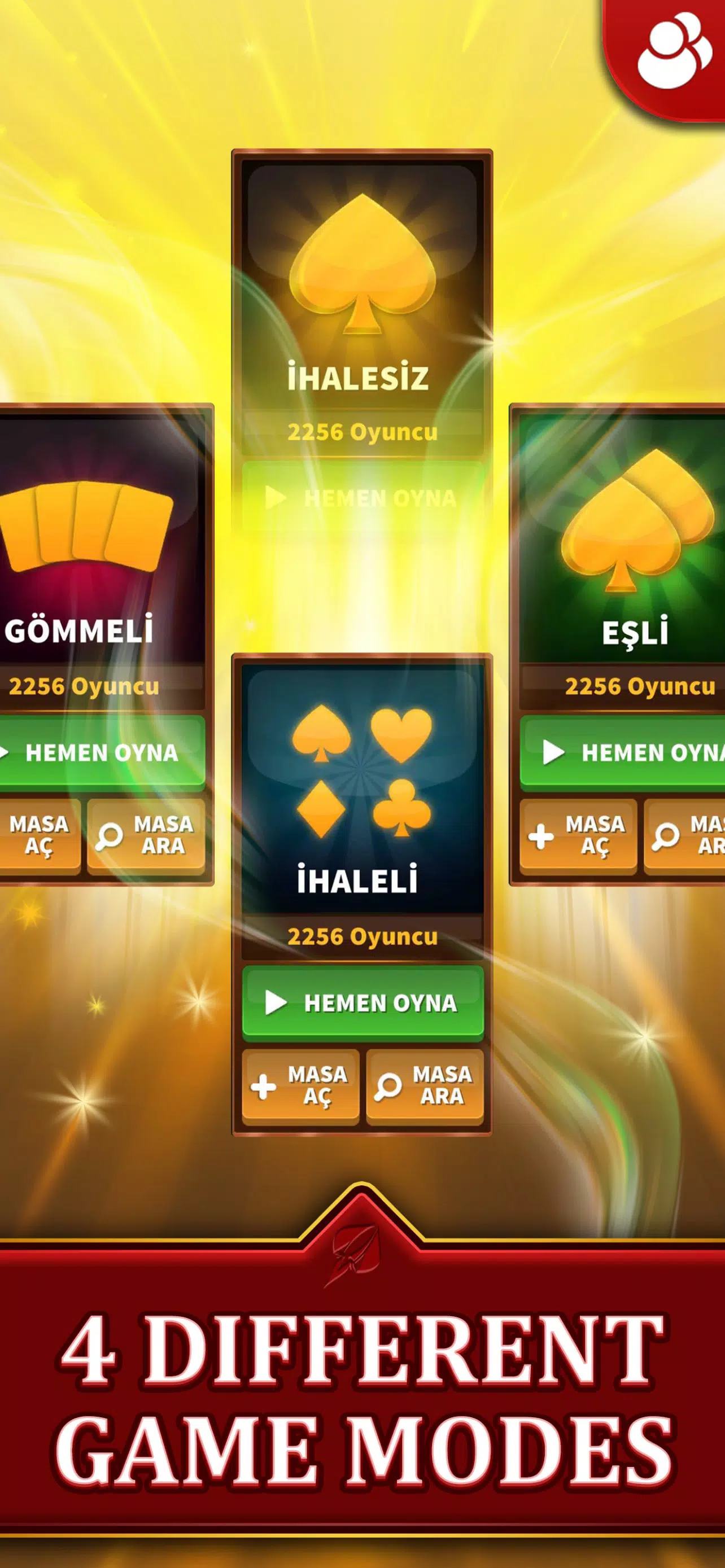 Spades - Batak Online HD應用截圖第3張