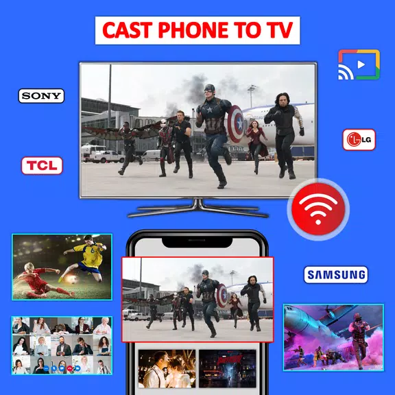 Cast Phone to TV, Chromecast Скриншот 1