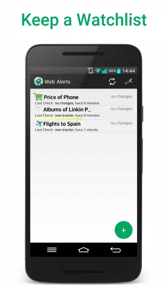 Web Alert (Website Monitor) स्क्रीनशॉट 1