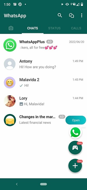 WhatsApp Plus v18应用截图第2张