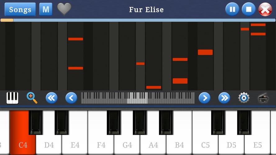 Piano Music & Songs Captura de pantalla 1