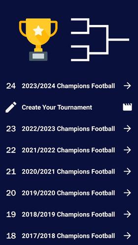 Champions Football Calculator Скриншот 1