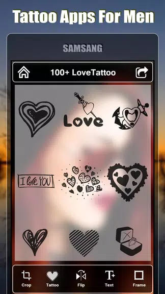 Tattoo design apps for men Tangkapan skrin 3