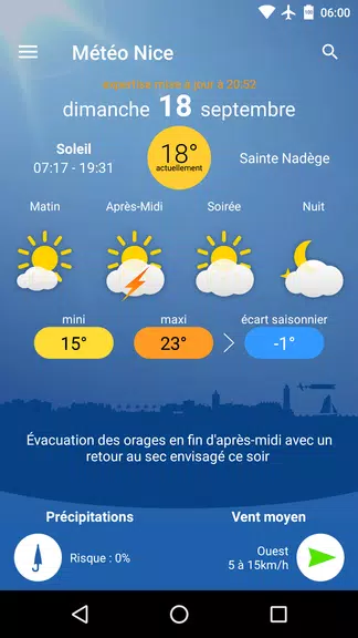 Schermata Météo Nice 1