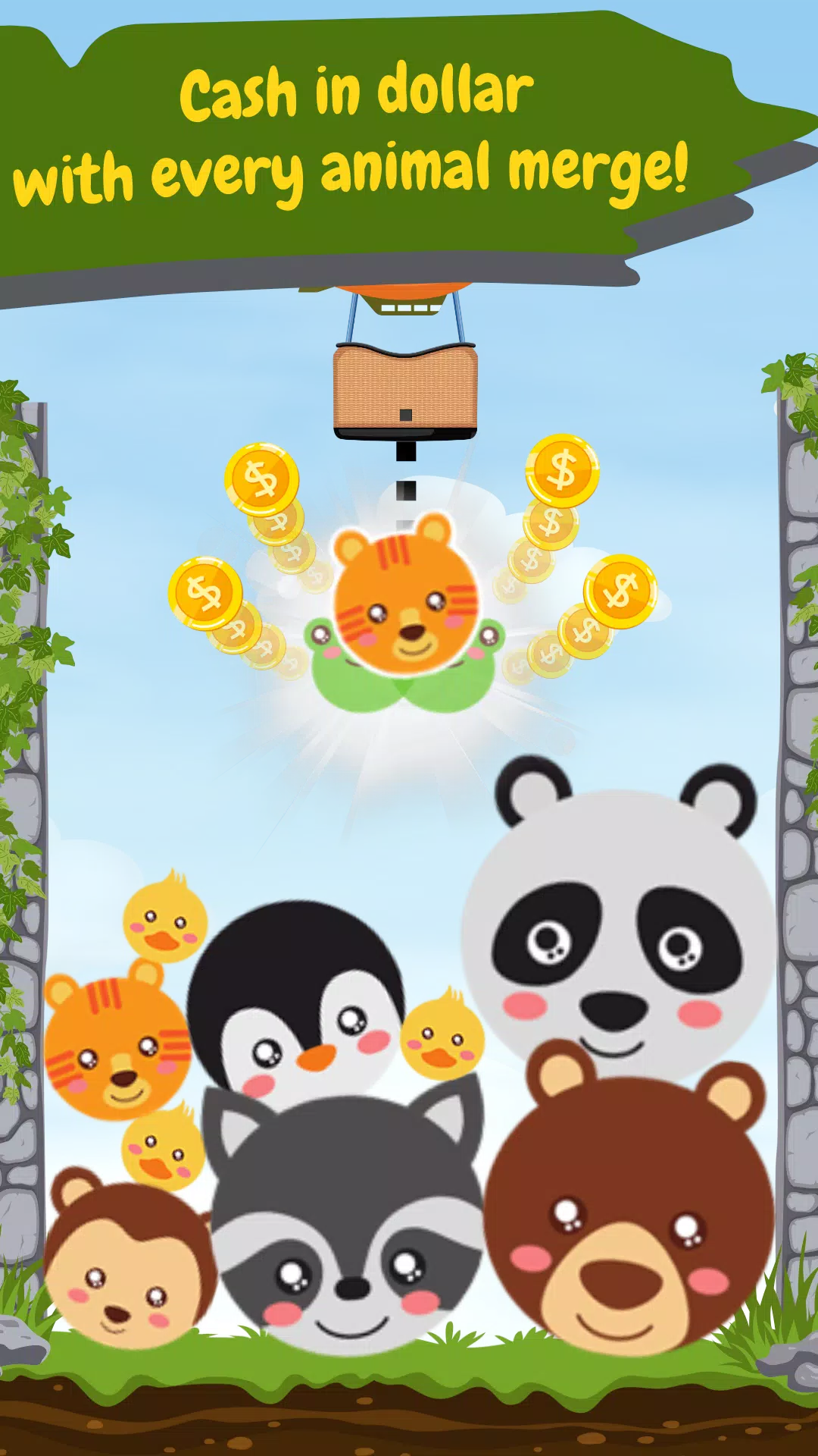 animal drop merge Screenshot 2