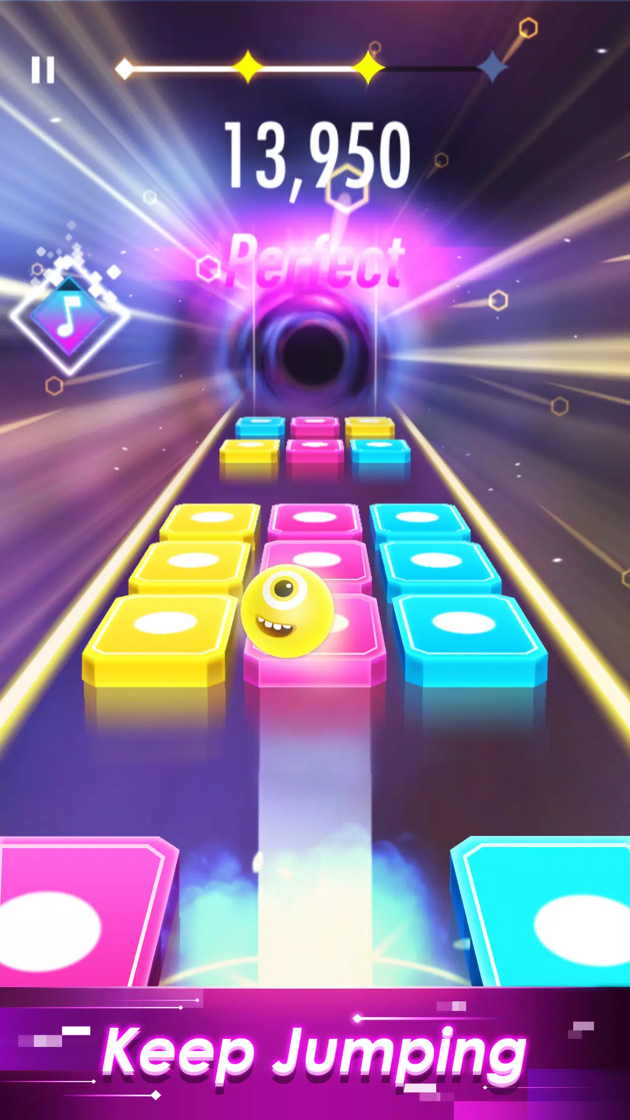 Magic Tiles Hop: EDM Rush Ball Screenshot 1