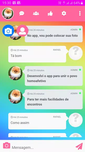 Lgbtqia+ Chat: LGBT Dating Captura de pantalla 1