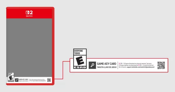 Nintendo Switch 2 Games in Japan and West Mostly Use Game-Key Cards