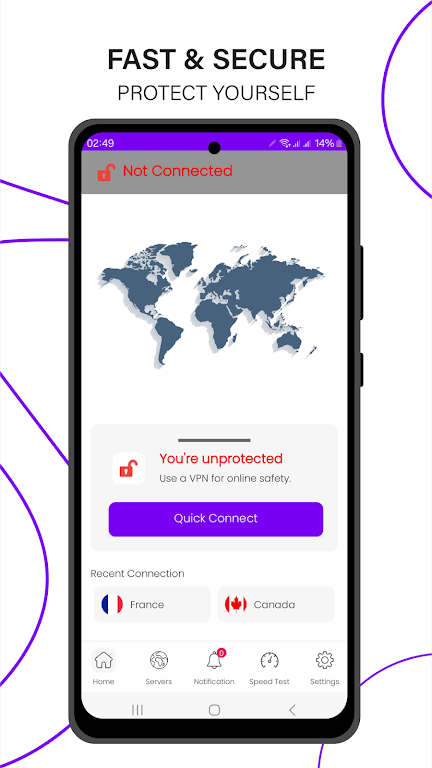 NetProtect VPN - Fast & Secure ภาพหน้าจอ 1