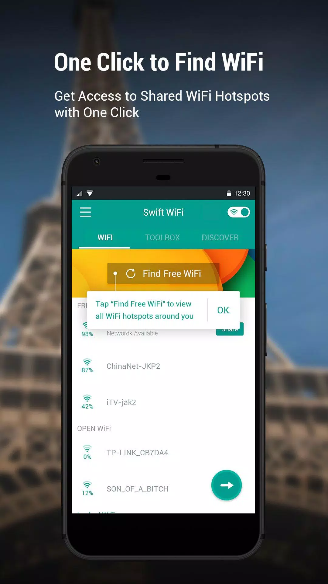 Swift WiFi - Free WiFi Hotspot ဖန်သားပြင်ဓာတ်ပုံ 2