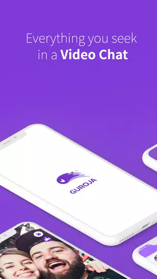 GUROJA - Video Chat en vivo Captura de pantalla 1