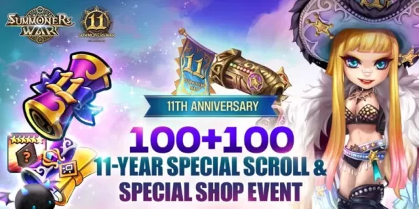 Perang Summoners: Sky Arena menandakan ulang tahun ke -11 dengan raksasa baru, acara memanggil, tatal hadiah