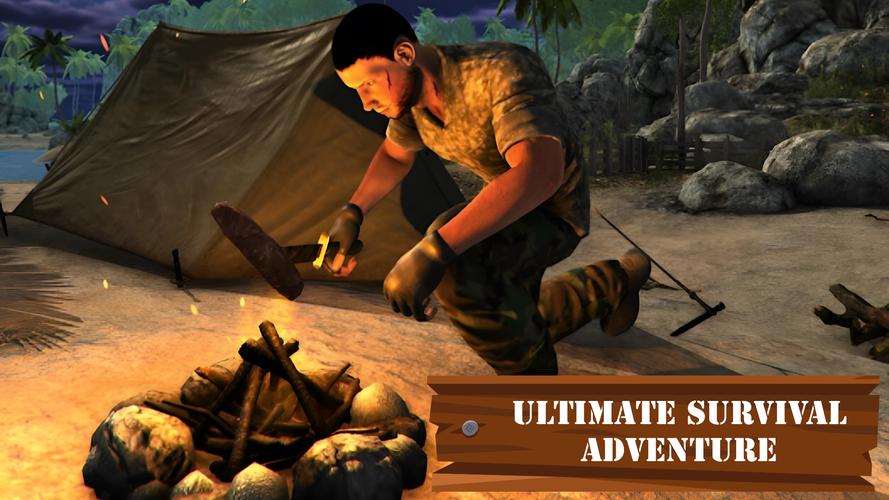 Island Jungle- Survival Games 스크린샷 1