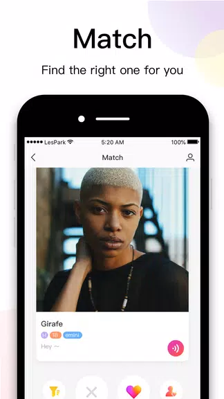 LesPark：Lesbian Chat & Dating 스크린샷 1