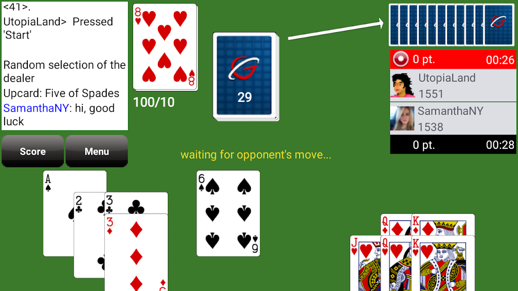 Schermata Gin Rummy Club 1