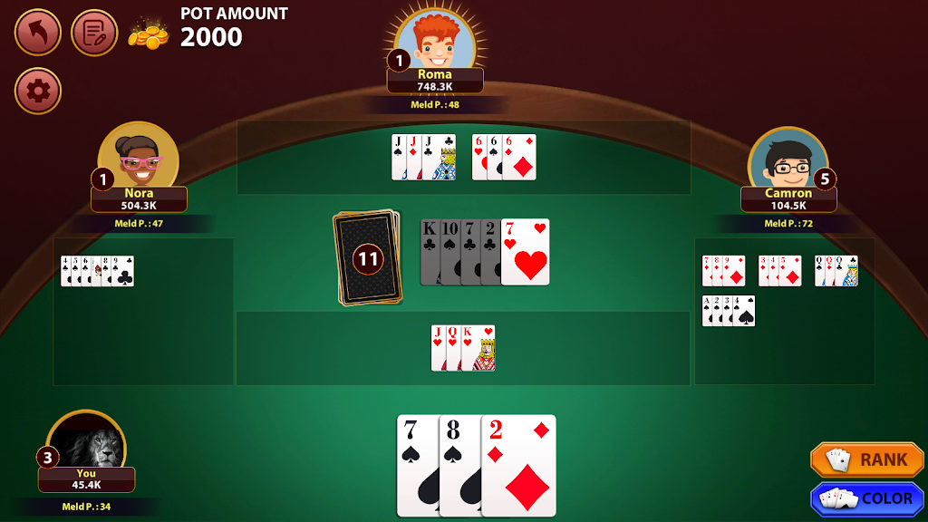 Rummy 500 : The Rummy Game ဖန်သားပြင်ဓာတ်ပုံ 3