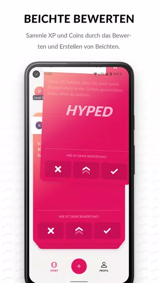 HYPED - soziales Netzwerk ภาพหน้าจอ 3