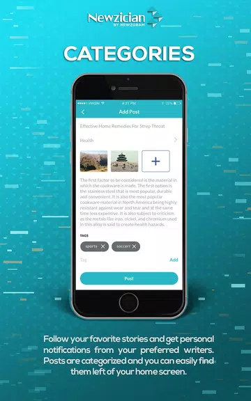Newzician - Social news app Ekran Görüntüsü 3