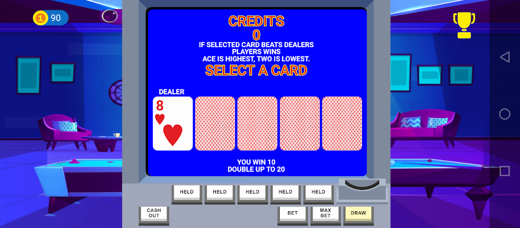 Video Poker Big Bet Schermafbeelding 3