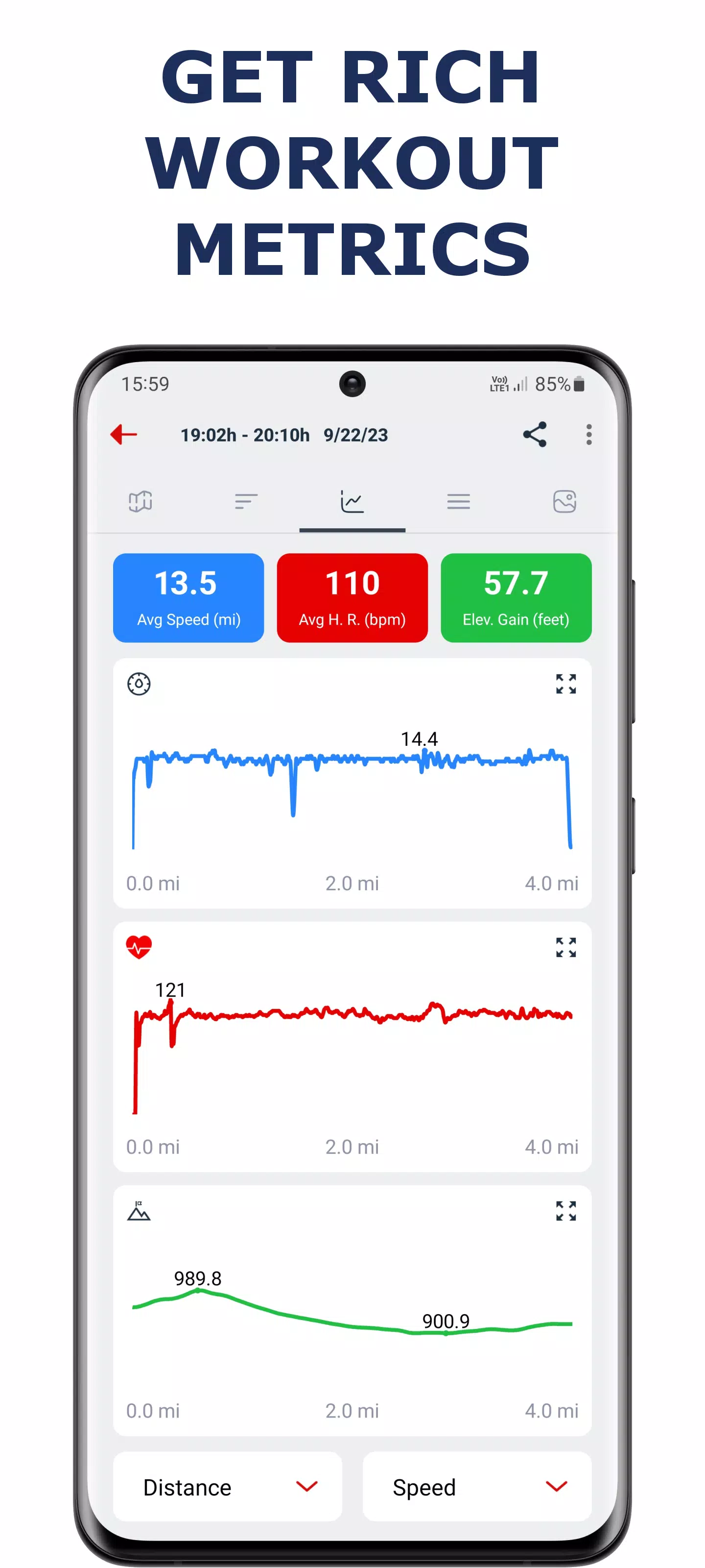 Cycling app — Bike Tracker Zrzut ekranu 4