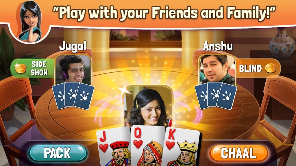 Teen Patti Home Captura de pantalla 1