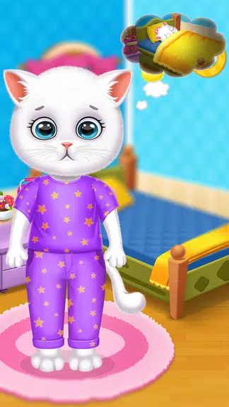 Cute Kitty Cat Pet Care Zrzut ekranu 4