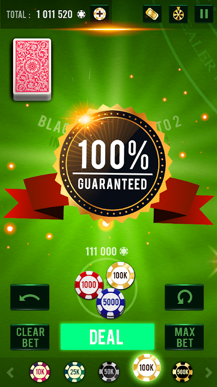 Blackjack 21 - Vegas Casino Tangkapan skrin 3