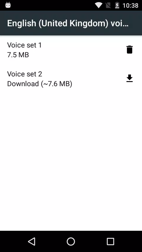 Speech Recognition & Synthesis Скриншот 4