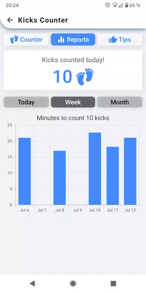 Kick Counter - Track your baby Screenshot 3