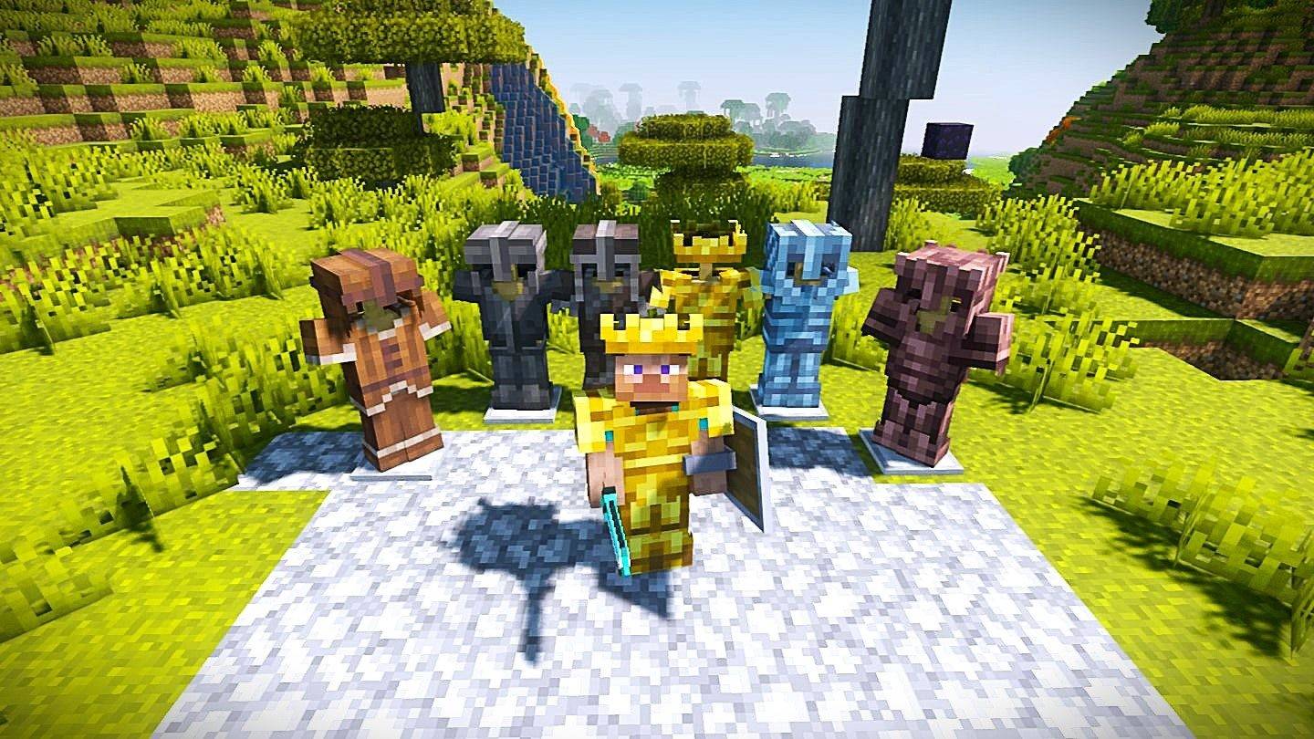 Onde armazenar um guarda -roupa no Minecraft: Fazendo uma armadura