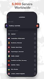 Touch VPN - Fast Hotspot Proxy Tangkapan skrin 3