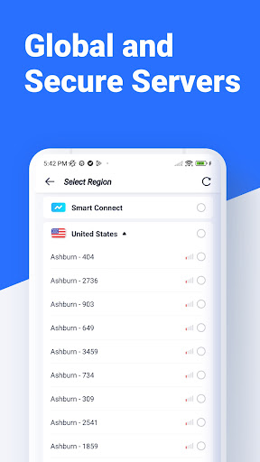 Wonder VPN - Secure VPN Proxy Captura de pantalla 3