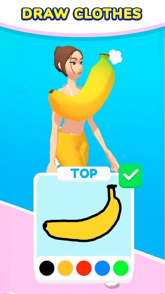 Draw Dress! Mod Captura de tela 1