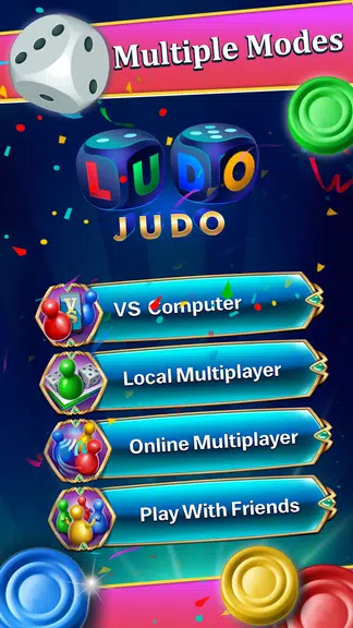 Ludo Judo - New Ludo Game of 2 Captura de pantalla 1