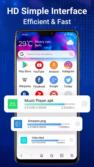 Web Browser - Fast & Privacy Ảnh chụp màn hình 2