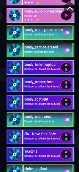 Schermata Bendy-y game tiles hop ball 3