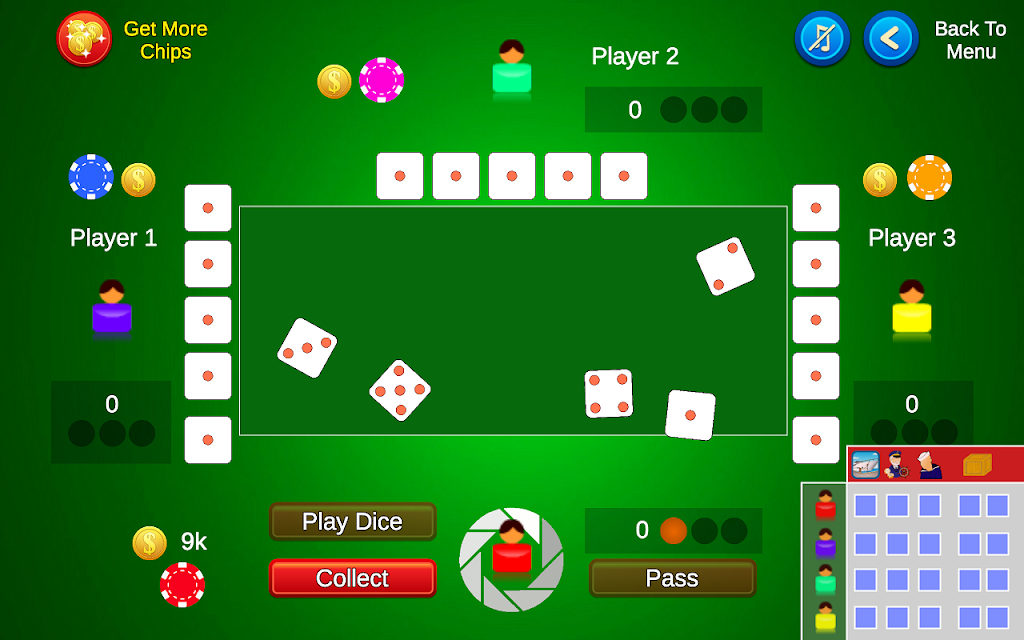 Schermata Dice Games For All 3
