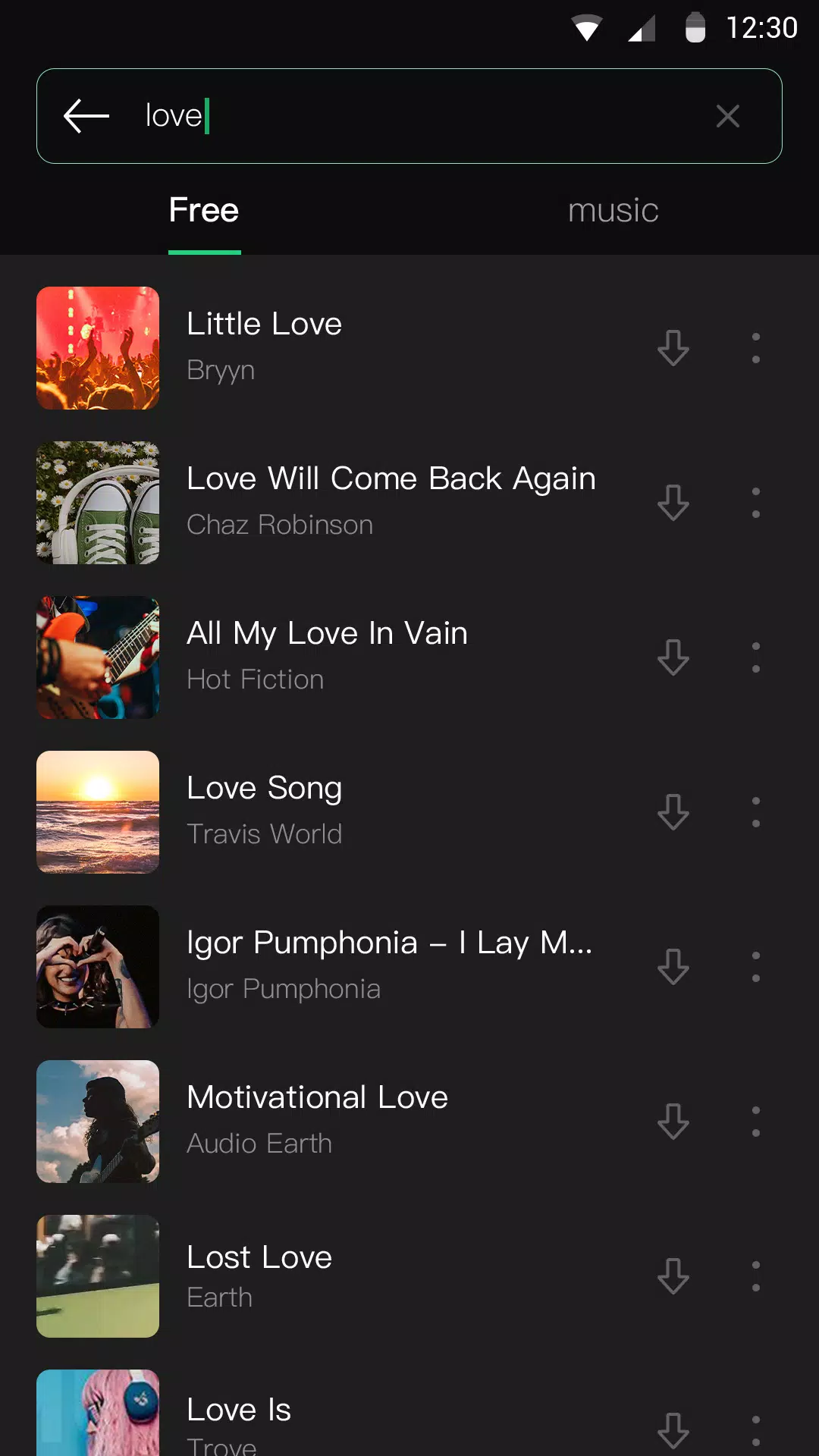 MP3 Player應用截圖第4張